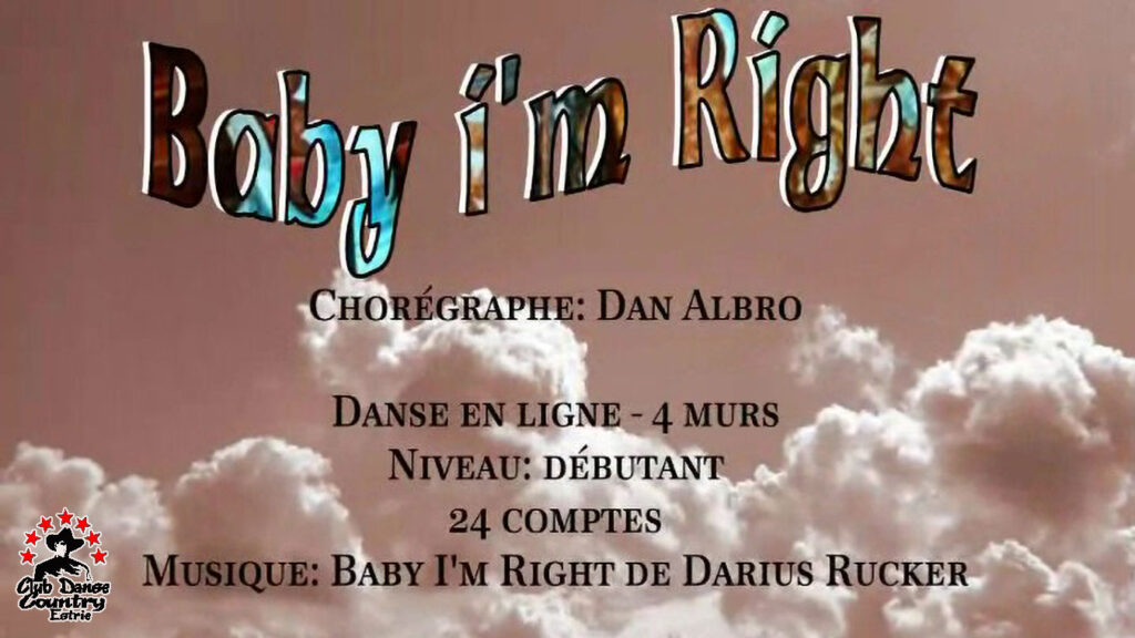 Baby I'm Right